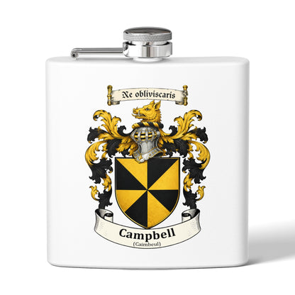 Campbell - Family Crest Flask