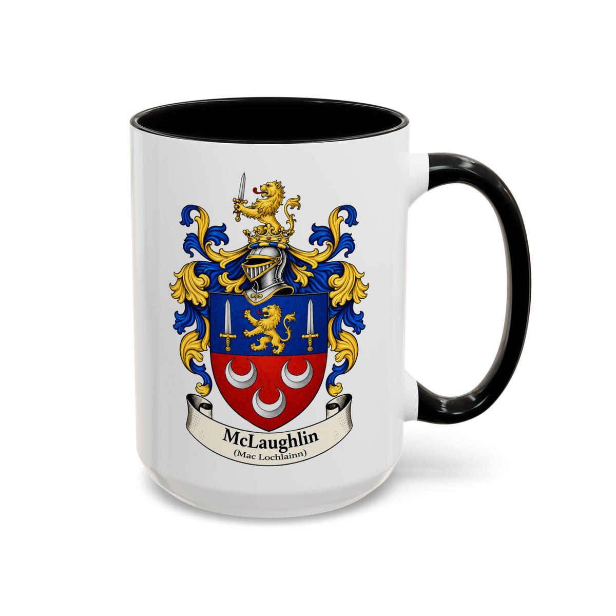 McLaughlin (Irish version) - Family Crest Coffee Mug