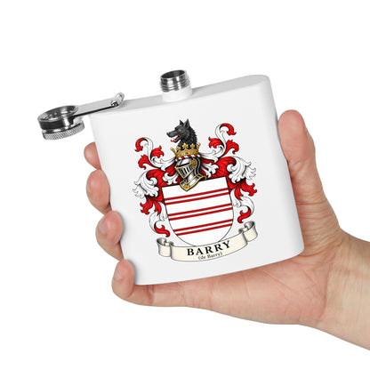 Barry - Family Crest Flask