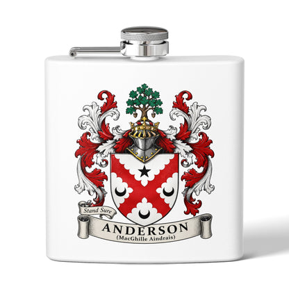 Anderson - Family Crest Flask