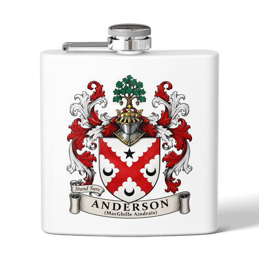 Anderson - Family Crest Flask