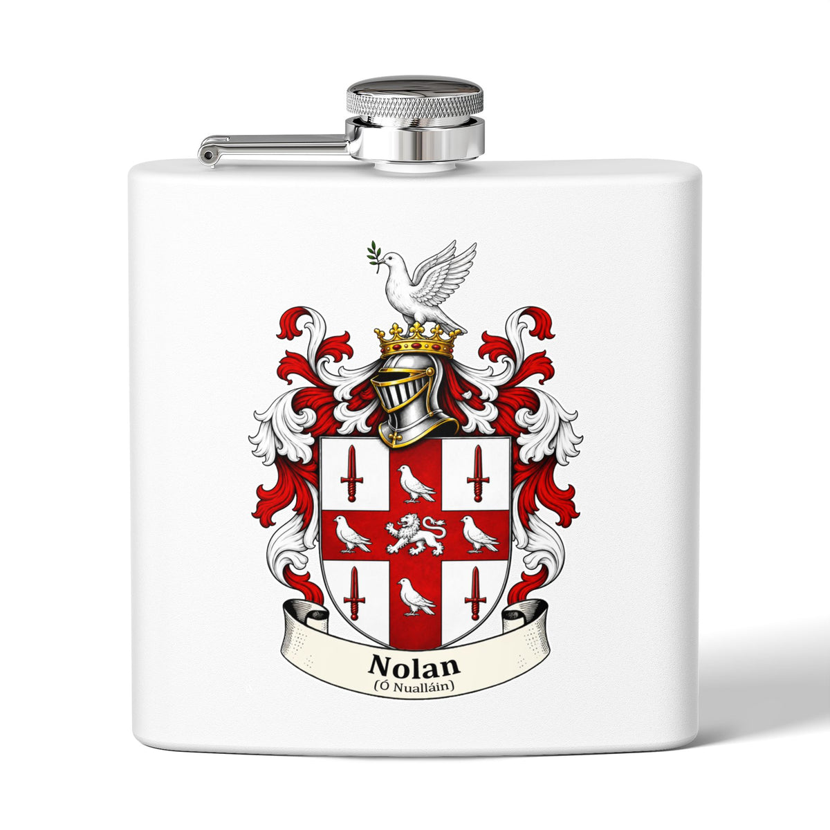 Nolan - Family Crest Flask