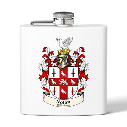 Nolan - Family Crest Flask