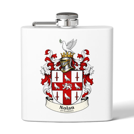 Nolan - Family Crest Flask
