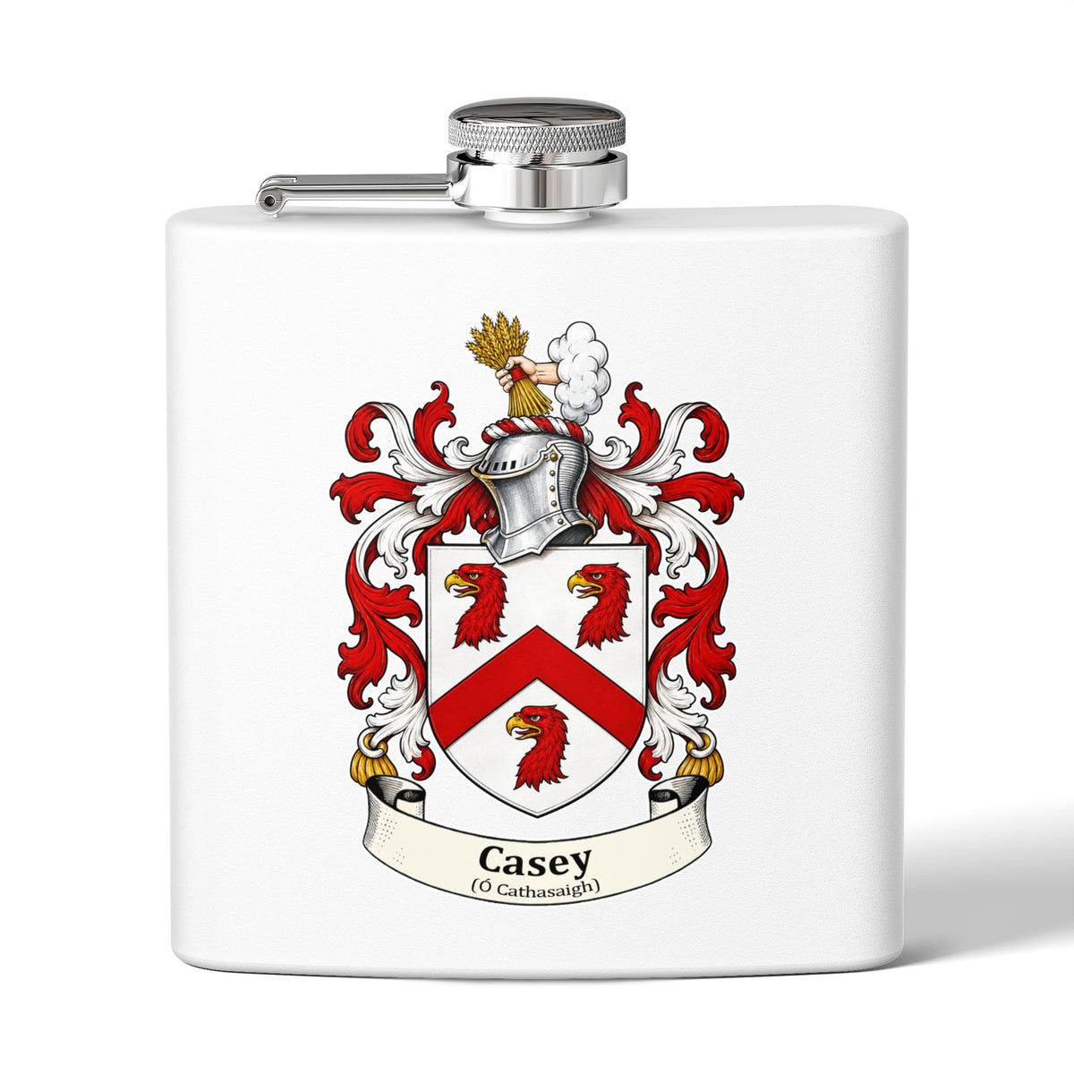 Casey - Family Crest Flask