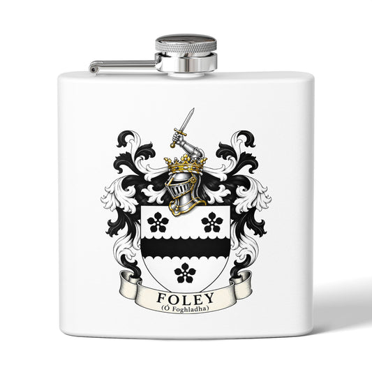 Foley - Family Crest Flask