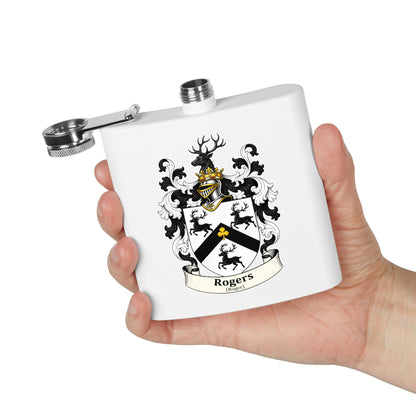 Rogers - Family Crest Flask
