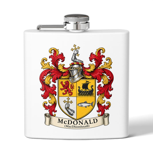 McDonald - Family Crest Flask