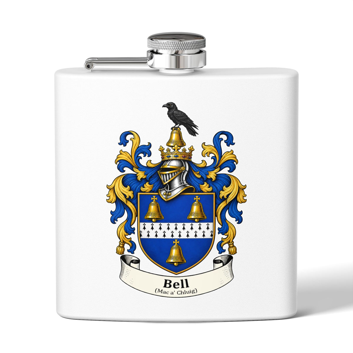 Bell - Family Crest Flask