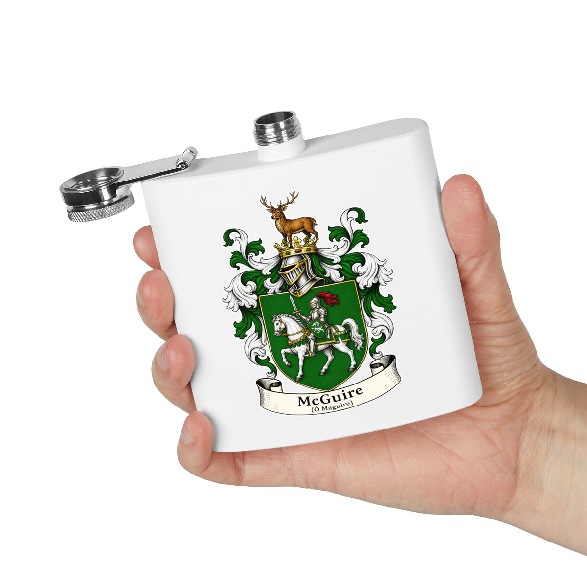 McGuire - Family Crest Flask