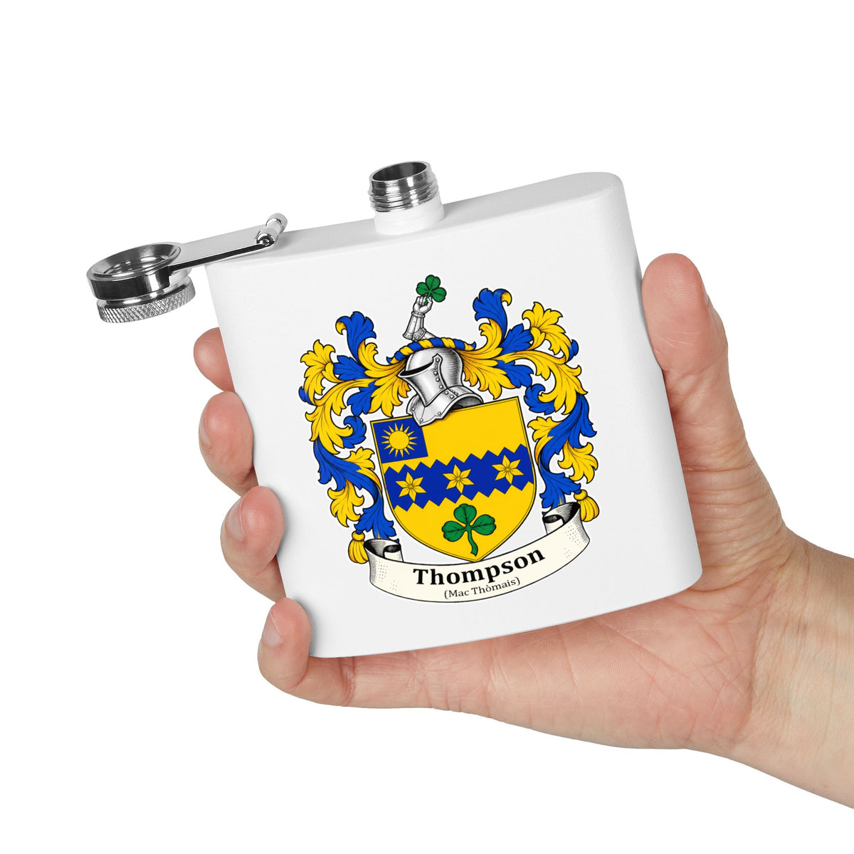Thompson - Family Crest Flask