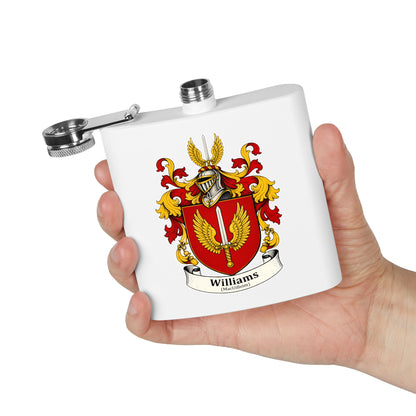 Williams - Family Crest Flask
