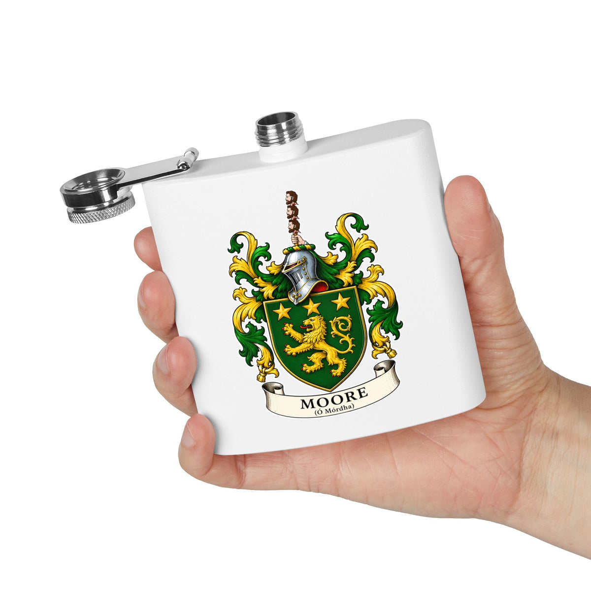 Moore - Family Crest Flask