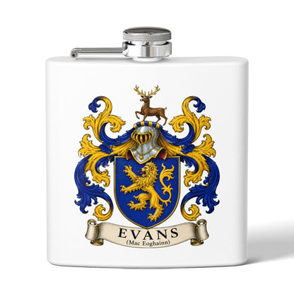 Evans - Family Crest Flask