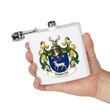 Doherty - Family Crest Flask