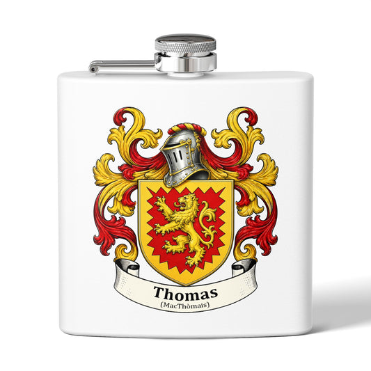 Thomas - Family Crest Flask