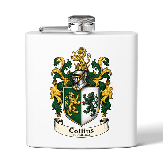 Collins - Family Crest Flask