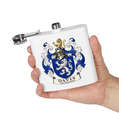 Davis - Family Crest Flask