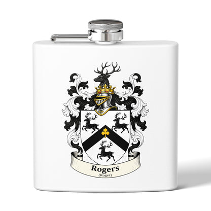 Rogers - Family Crest Flask