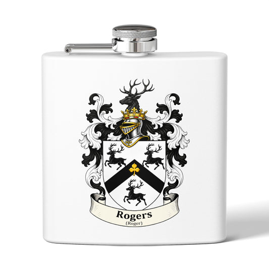Rogers - Family Crest Flask