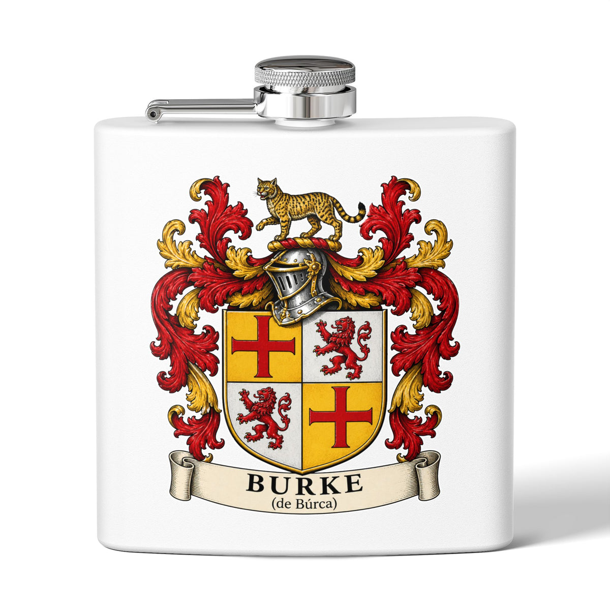 Burke - Family Crest Flask