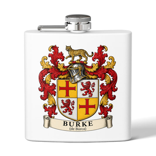 Burke - Family Crest Flask