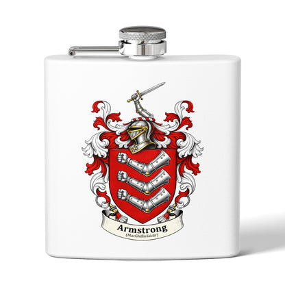 Armstrong - Family Crest Flask