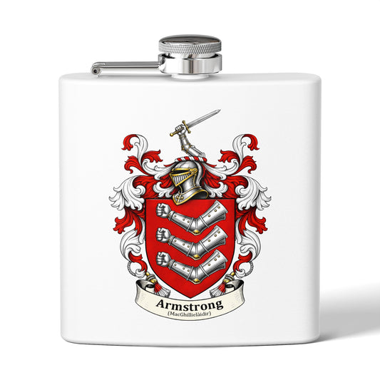 Armstrong - Family Crest Flask