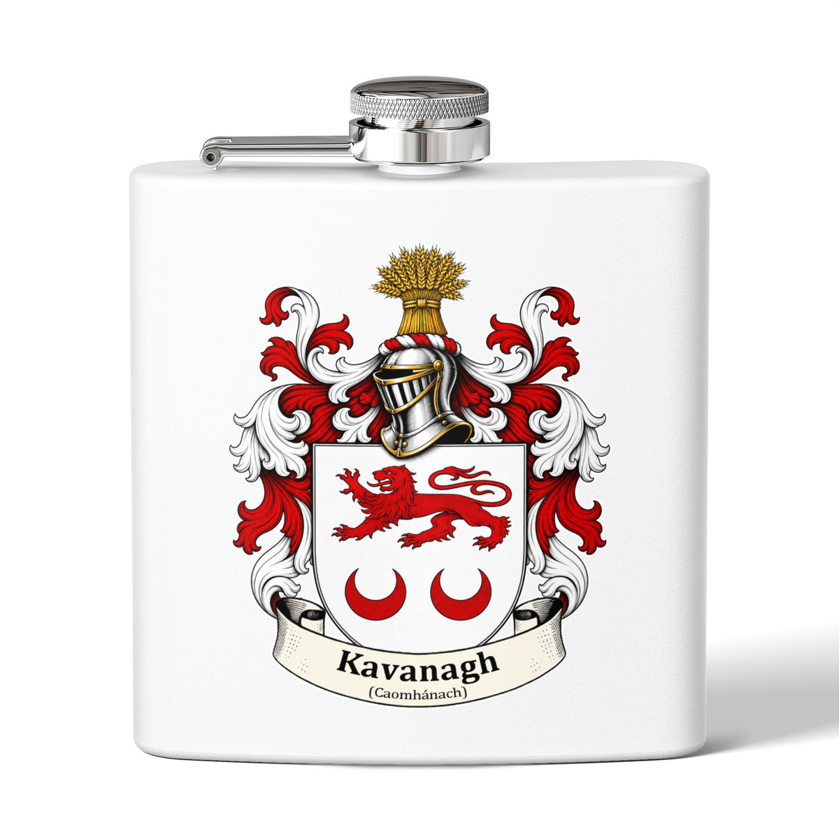Kavanagh  - Family Crest Flask