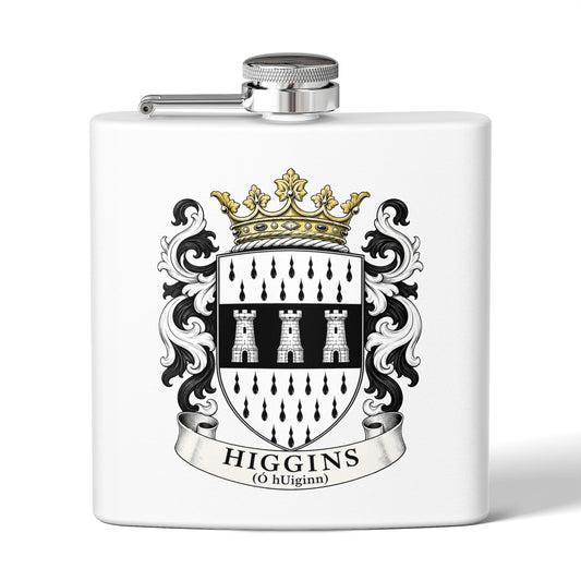 Higgins - Family Crest Flask