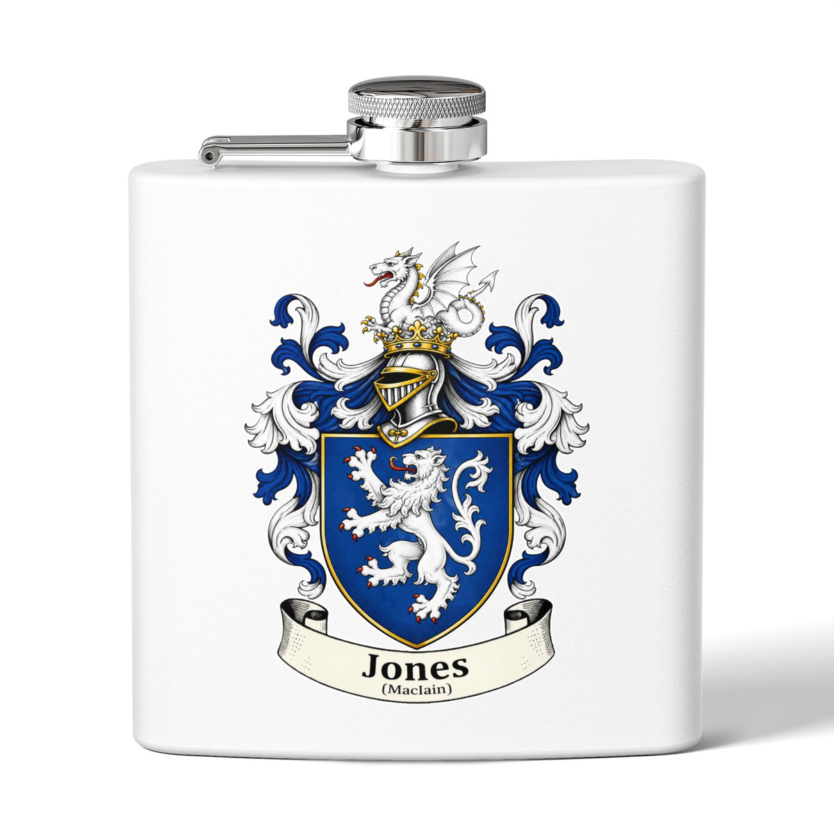 Jones - Family Crest Flask