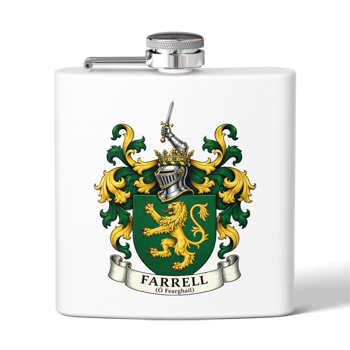 Farrell - Family Crest Flask