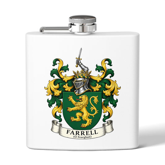 Farrell - Family Crest Flask
