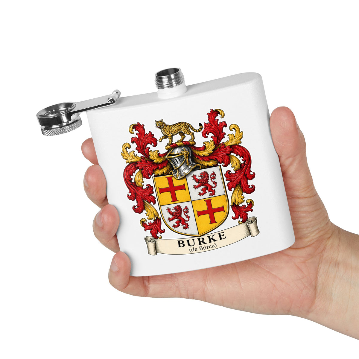 Burke - Family Crest Flask