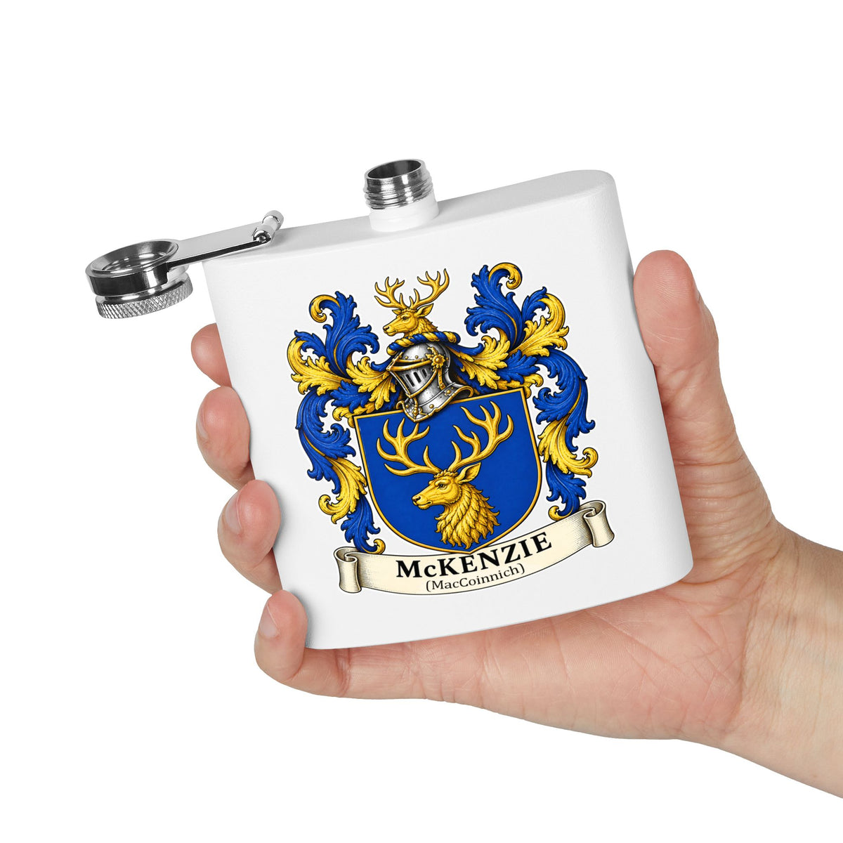 McKenzie - Family Crest Flask